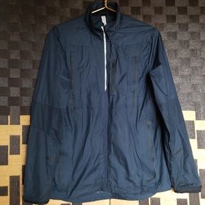 MENS LULULEMON LIGHTWEIGHT WINDBREAKER JACKET BLUE